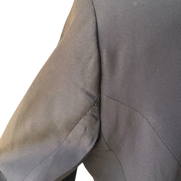 Vintage 90’s Versace Jeans Couture Black Wool Blazer, Sz 6 - Picture 14 of 16